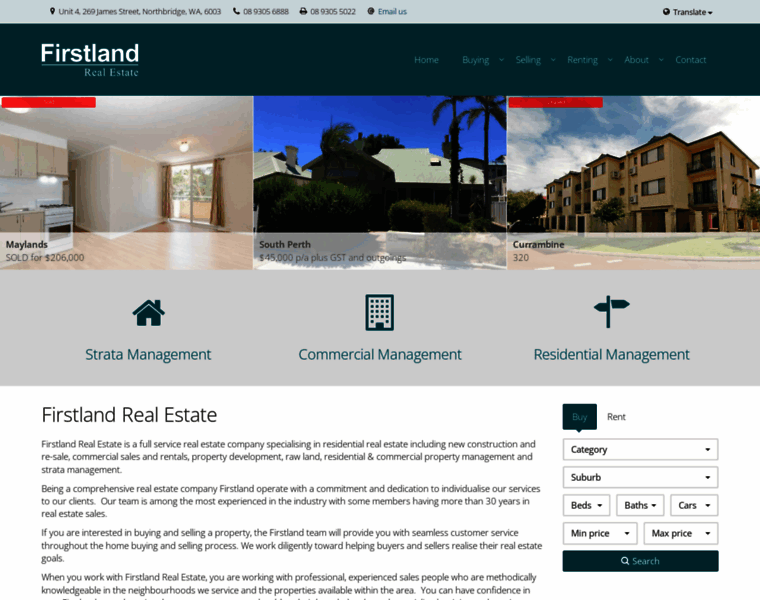 Firstland.net.au thumbnail