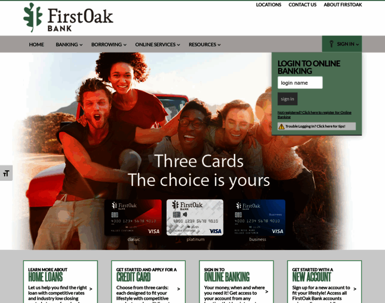 Firstoakbank.com thumbnail