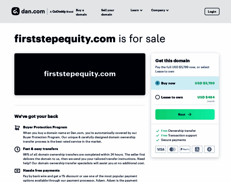 Firststepequity.com thumbnail