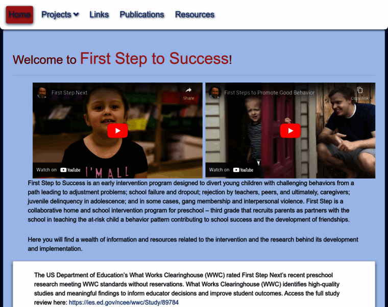 Firststeptosuccess.org thumbnail
