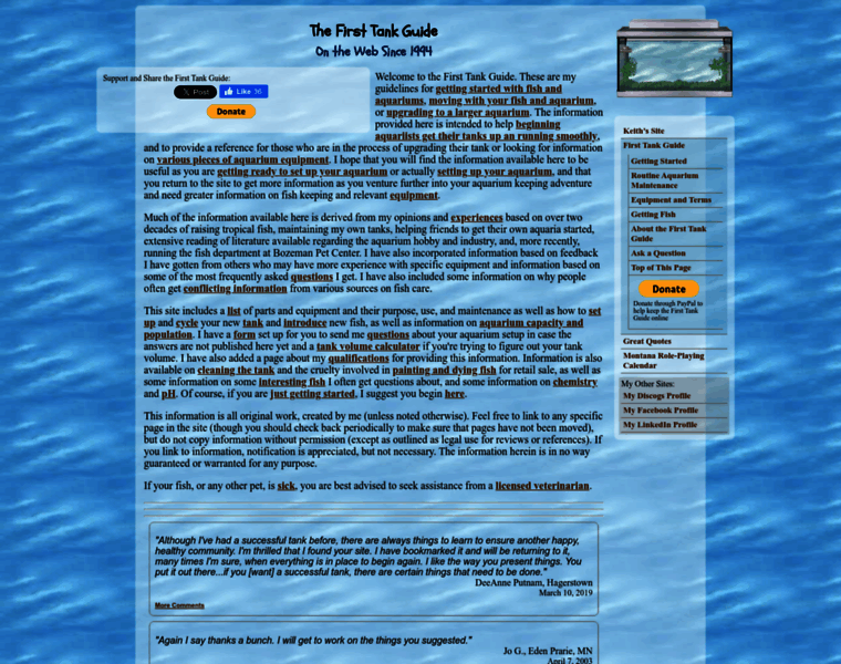 Firsttankguide.net thumbnail Firsttankguide.net thumbnail