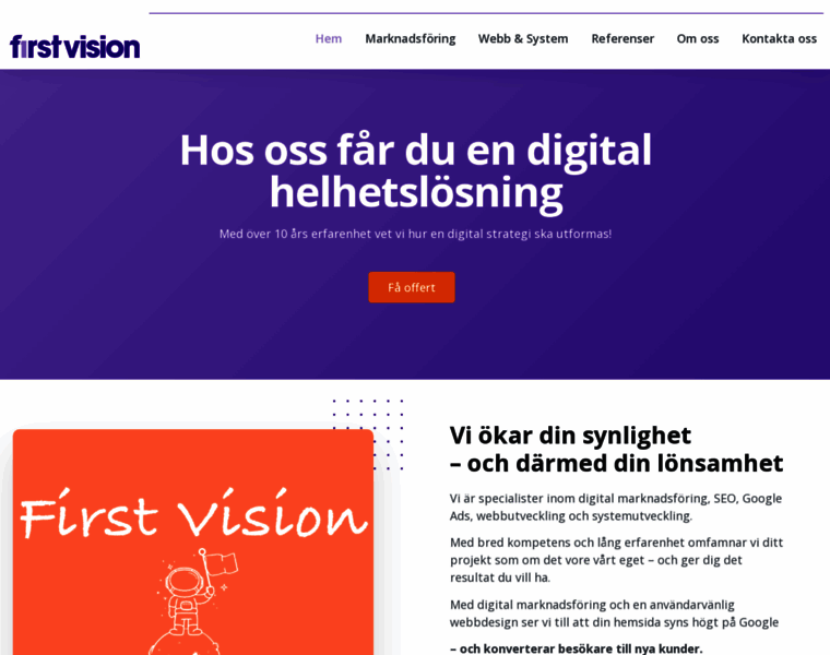 Firstvision.se thumbnail