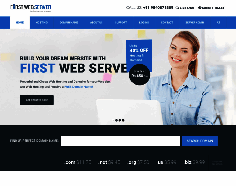 Firstwebserver.net thumbnail
