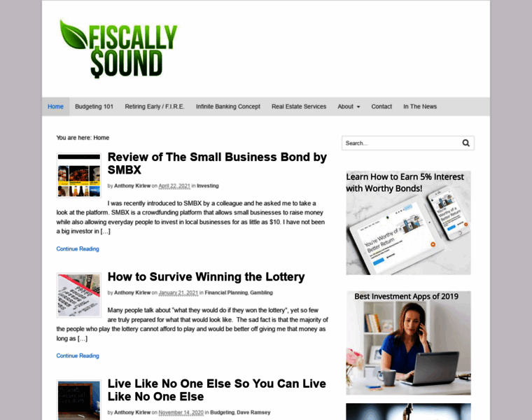 Fiscallysound.com thumbnail