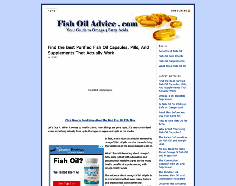 Fish-oil-advice.com thumbnail