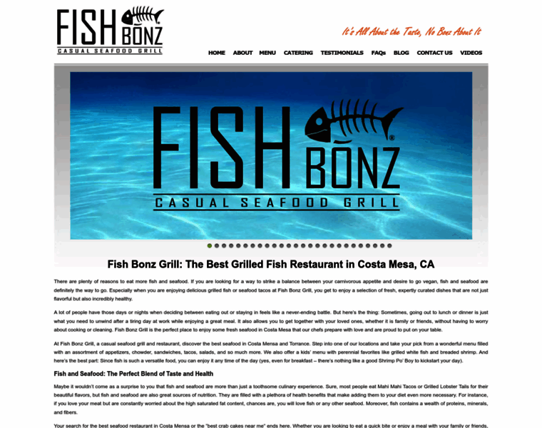 Fishbonzgrill.com thumbnail