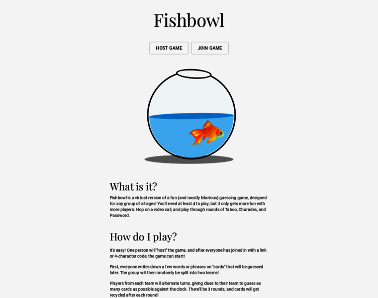 Fishbowl-game.com thumbnail