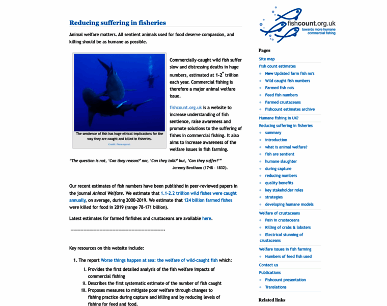 Fishcount.org.uk thumbnail Fishcount.org.uk thumbnail