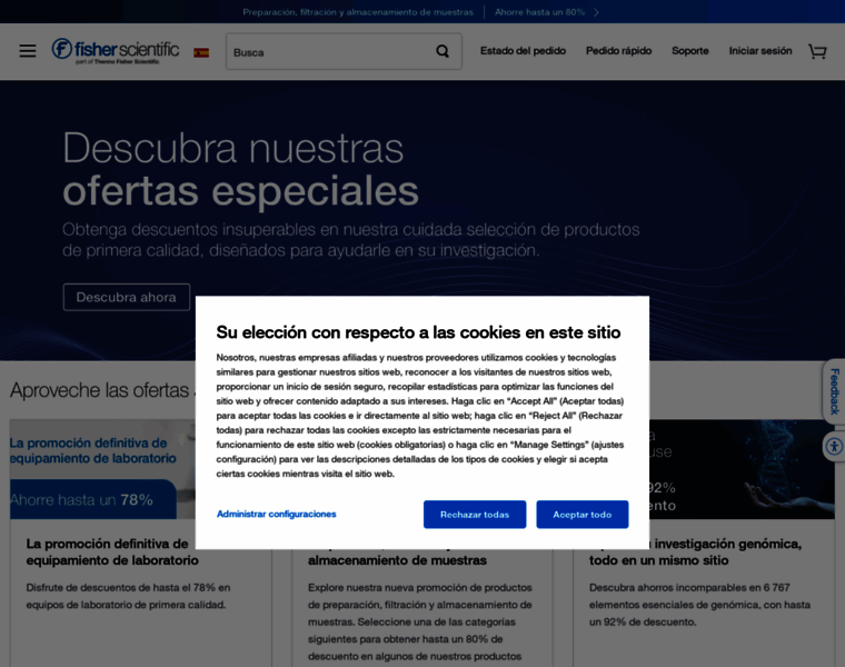 Fishersci.es thumbnail