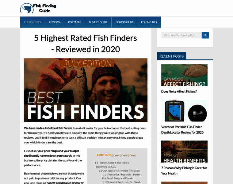 Fishfindingguide.com thumbnail