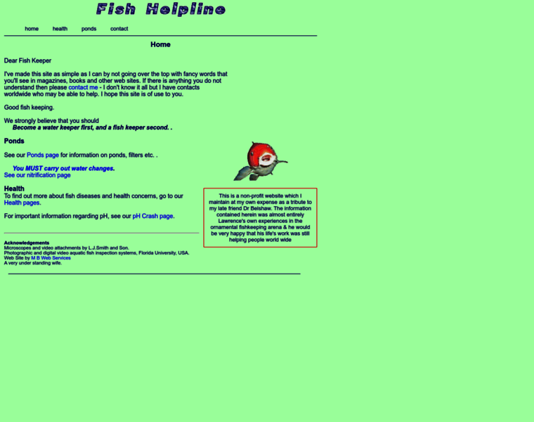 Fishhelpline.co.uk thumbnail