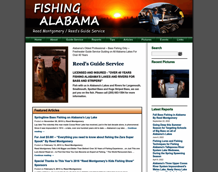 Fishingalabama.com thumbnail