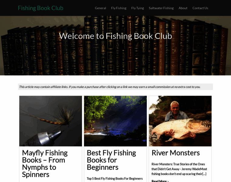 Fishingbookclub.com thumbnail