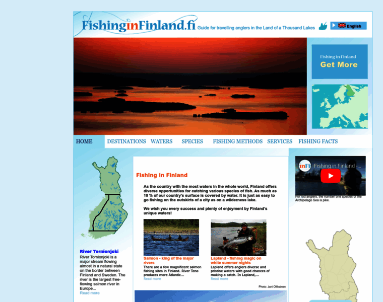 Fishinginfinland.fi thumbnail
