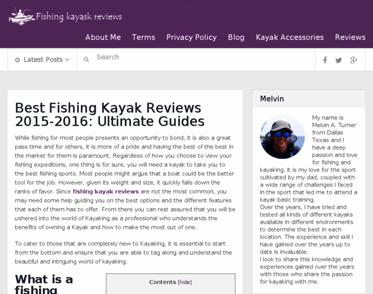Fishingkayaksreviews.com thumbnail