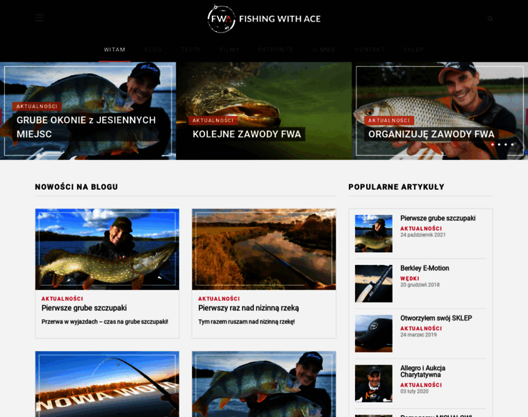 Fishingwithace.pl thumbnail