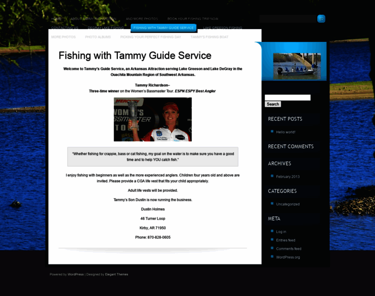 Fishingwithtammyguideservice.com thumbnail