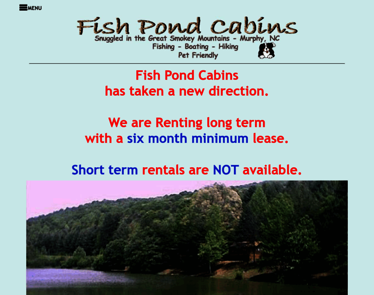 Fishpondcabins.com thumbnail