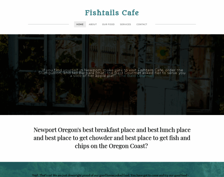 Fishtailscafe.com thumbnail