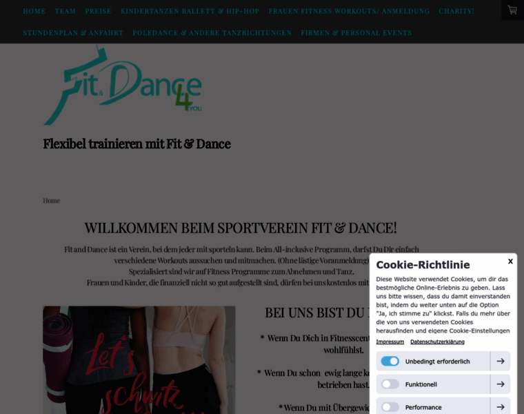 Fitanddance.com thumbnail