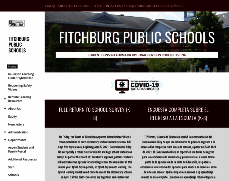 Fitchburgschools.org thumbnail