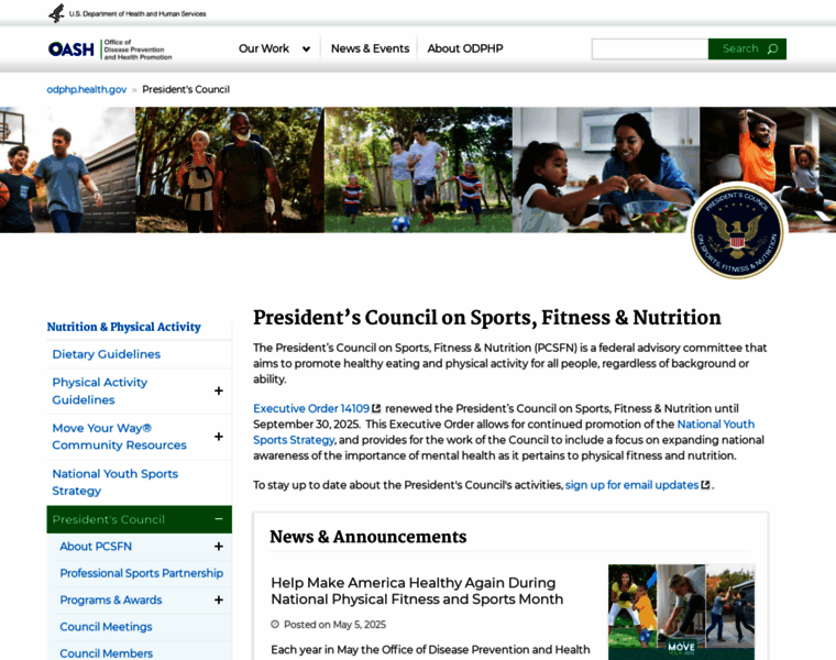 Fitness.gov thumbnail Fitness.gov thumbnail