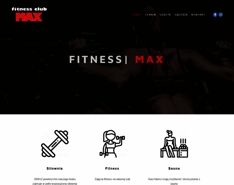 Fitnessclubmax.pl thumbnail