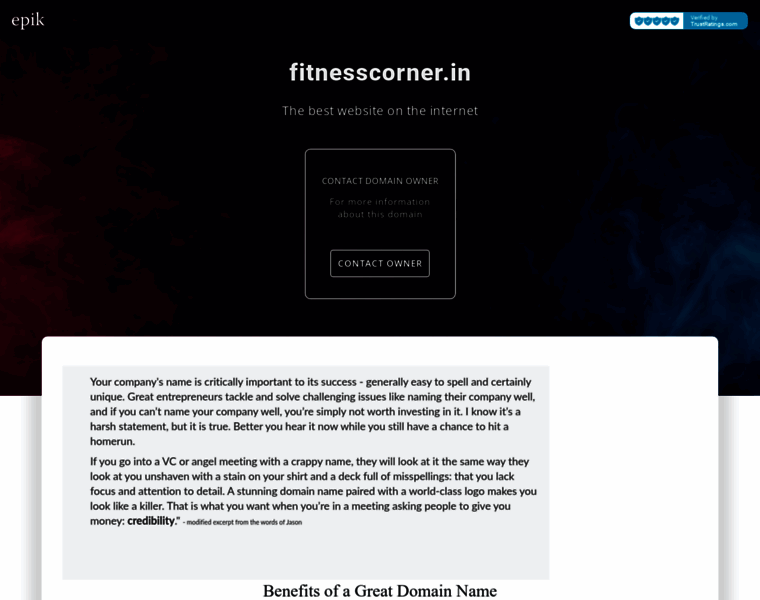 Fitnesscorner.in thumbnail