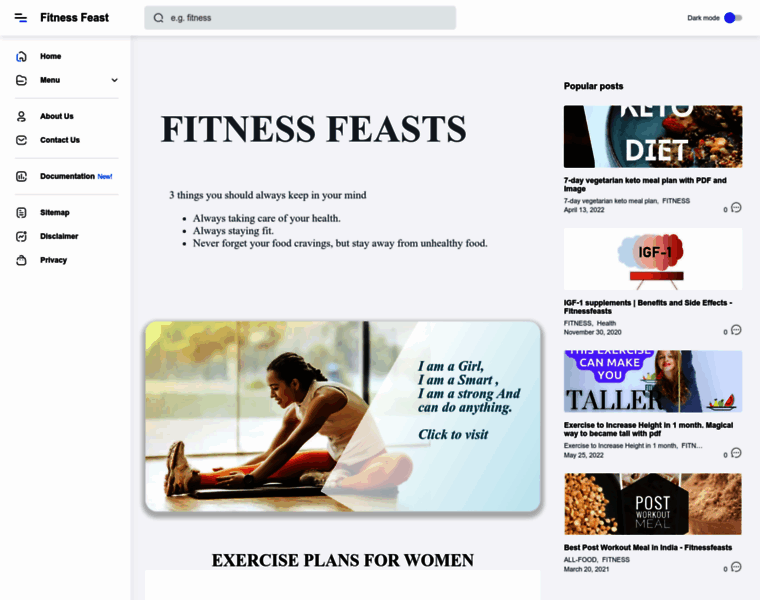 Fitnessfeasts.in thumbnail