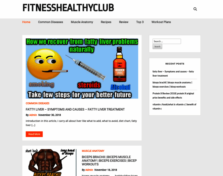 Fitnesshealthyclub.com thumbnail