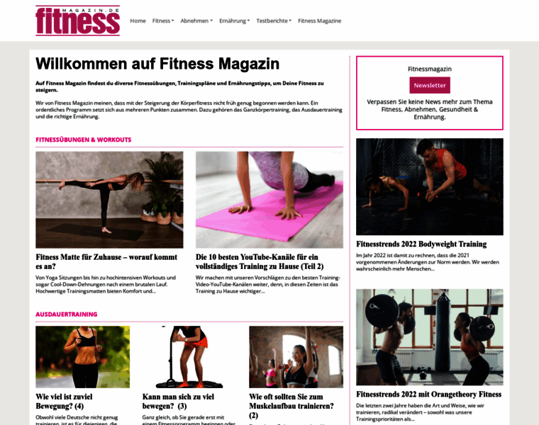 Fitnessmagazin.de thumbnail