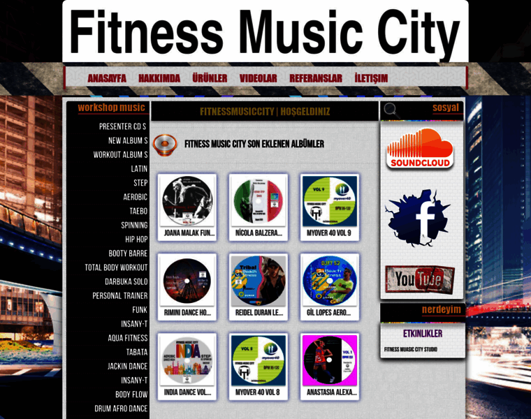 Fitnessmusiccity.com thumbnail