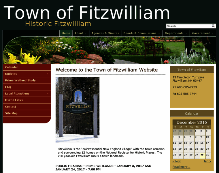 Fitzwilliam-nh.gov thumbnail