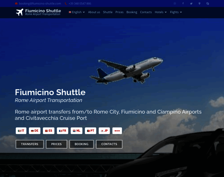 Fiumicino-shuttle.com thumbnail