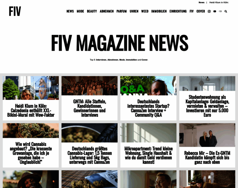 Fivmagazine.de thumbnail