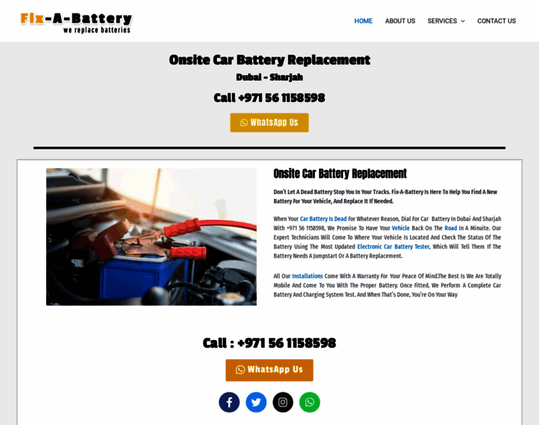 Fix-a-battery.com thumbnail
