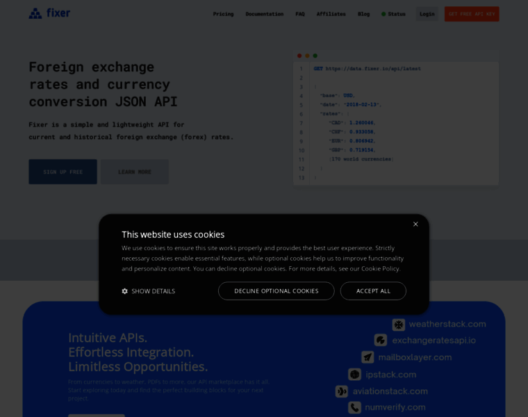 Fixer.io thumbnail Fixer.io thumbnail