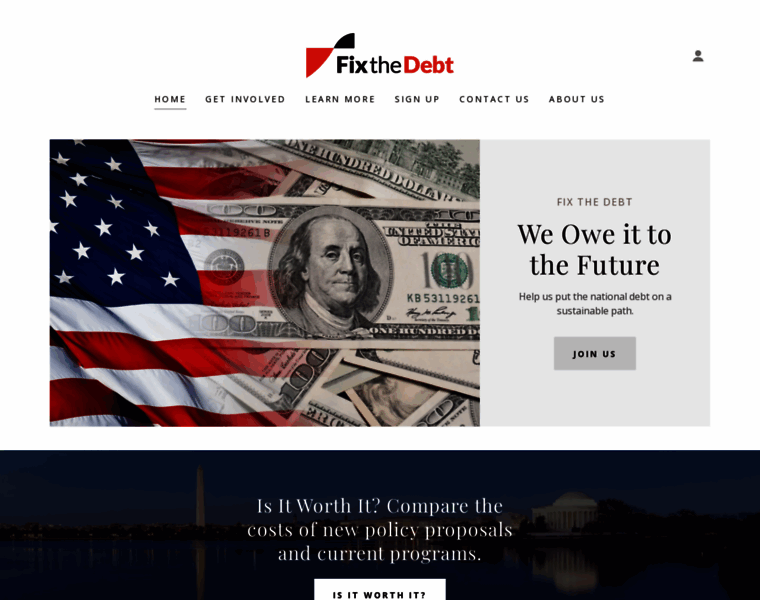 Fixthedebt.org thumbnail