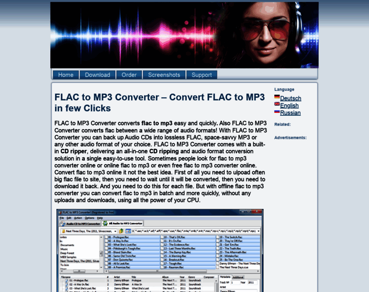Flac2mp3converter.org thumbnail