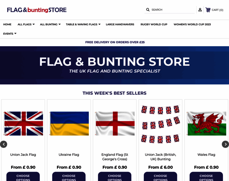 Flagandbuntingstore.co.uk thumbnail