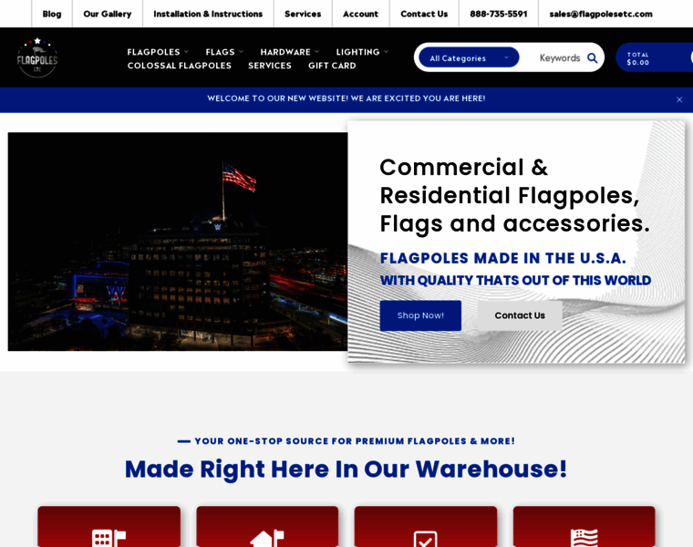 Flagpolesetc.com thumbnail
