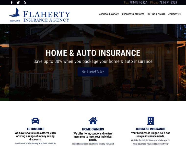 Flahertyinsurance.com thumbnail