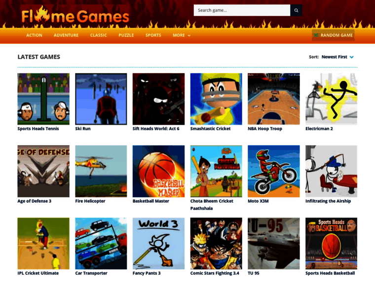 Flamegames.com thumbnail