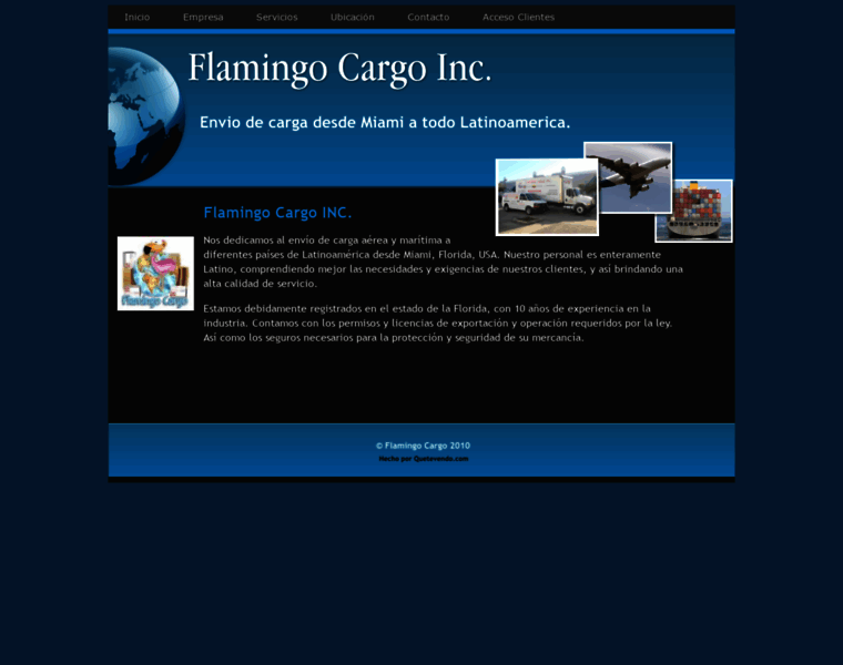 Flamingocargo.com thumbnail
