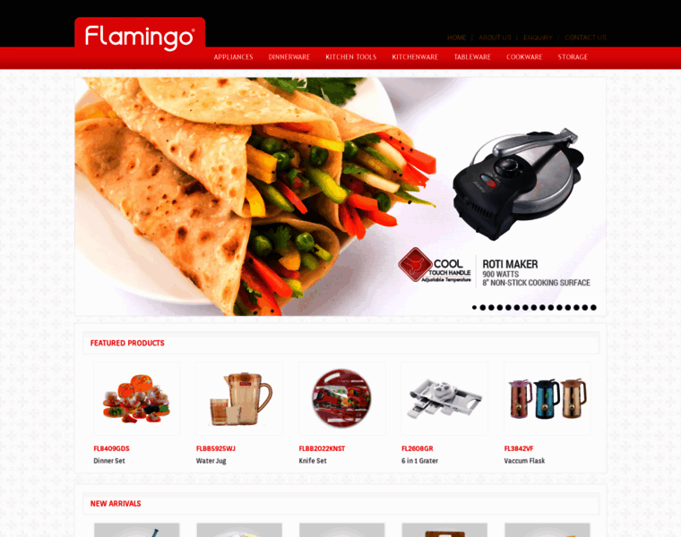 Flamingochefware.com thumbnail