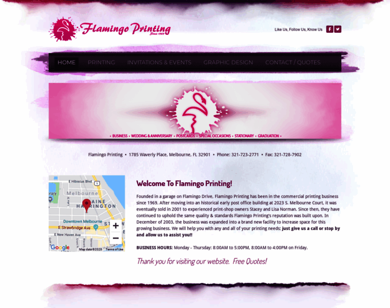 Flamingoprinting.com thumbnail