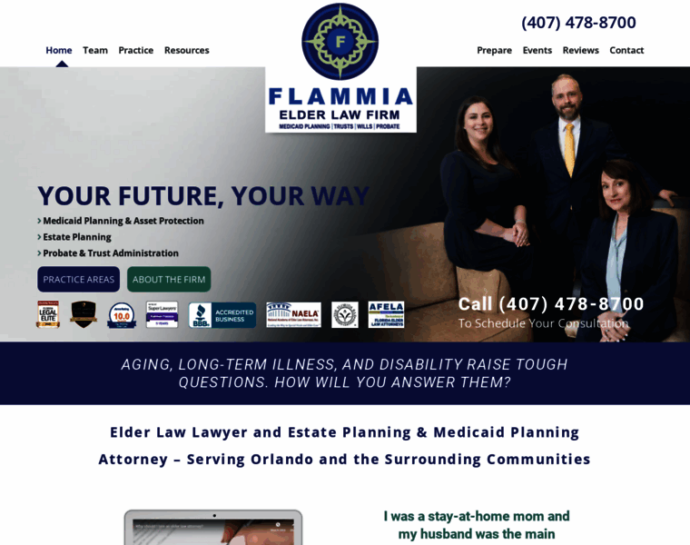 Flammialaw.com thumbnail