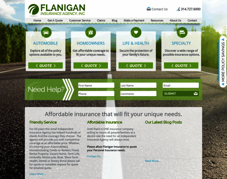 Flaniganinsuranceagency.com thumbnail