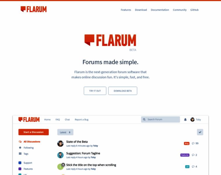 Flarum.com thumbnail