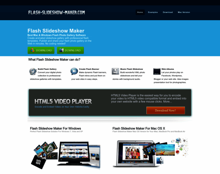 Flash-slideshow-maker.com thumbnail